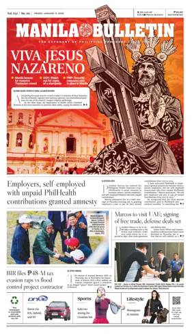 Cover of Manila Bulletin