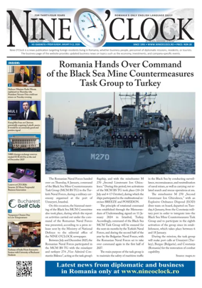 Cover of Nine o clock (Romania) Daily