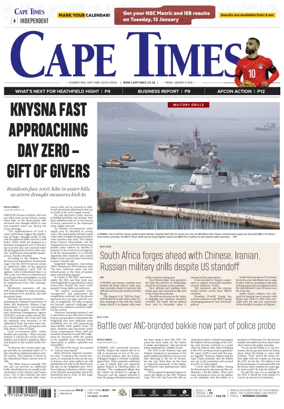 Cover of Cape Times