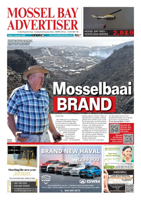 Cover of Mossel Bay Advertiser