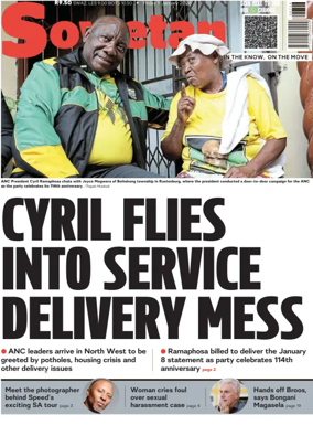 Cover of Sowetan
