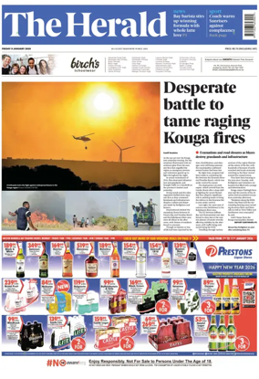 Cover of The Herald (South Africa)
