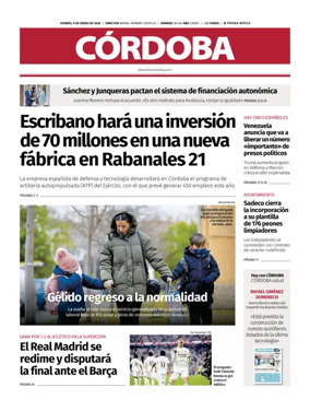 Cover of Diario Cordoba