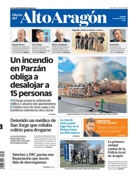 Cover of Diario del Alto Aragon