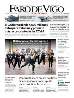 Cover of Faro de Vigo (Pontevedra)