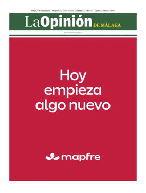 Cover of La Opinion de Malaga