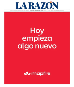 Cover of La Razon (Cataluna)