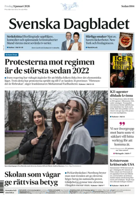 Cover of Svenska Dagbladet