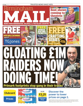 Cover of Birmingham Mail