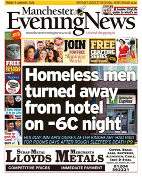 Cover of Manchester Evening News