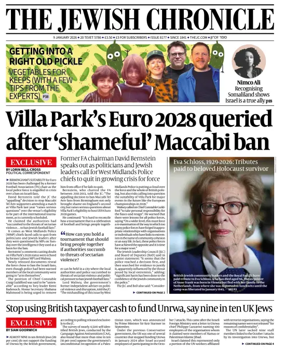 Cover of The Jewish Chronicle