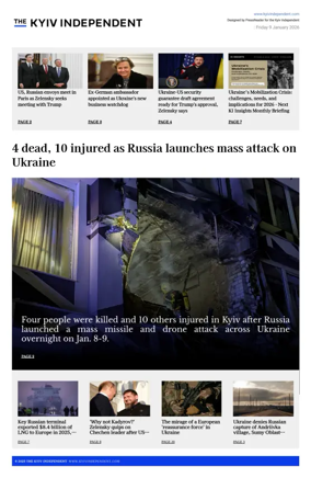 Cover of The Kyiv Independent