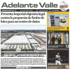 Cover of Adelante Valle