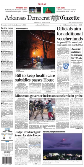 Cover of Arkansas Democrat-Gazette