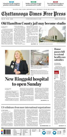 Cover of Chattanooga Times Free Press