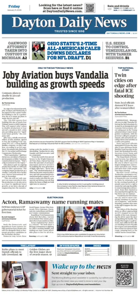 Cover of Dayton Daily News