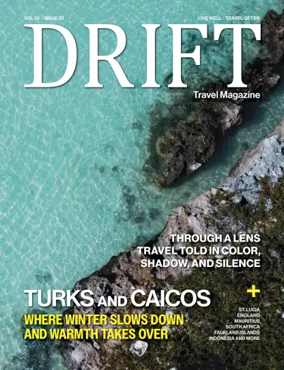 Cover of DRIFT Travel magazine