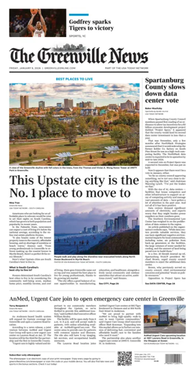 Cover of The Greenville News