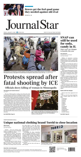 Cover of Journal Star (Peoria)