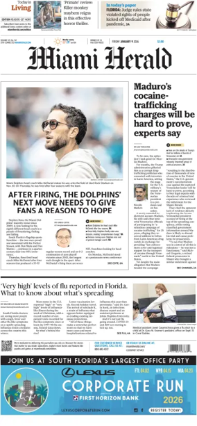 Cover of Miami Herald