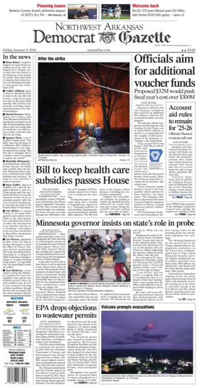 Cover of Northwest Arkansas Democrat-Gazette