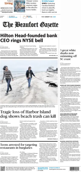 Cover of The Beaufort Gazette