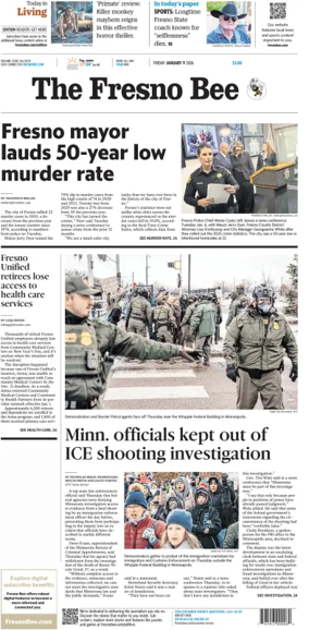Cover of The Fresno Bee