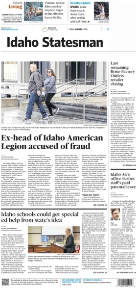 Cover of The Idaho Statesman