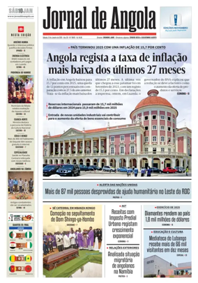 Cover of Jornal de Angola
