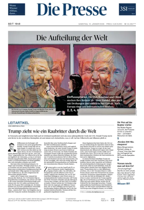 Cover of Die Presse