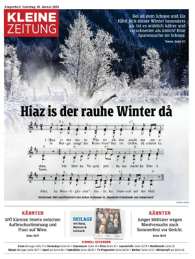 Cover of Kleine Zeitung Kaernten