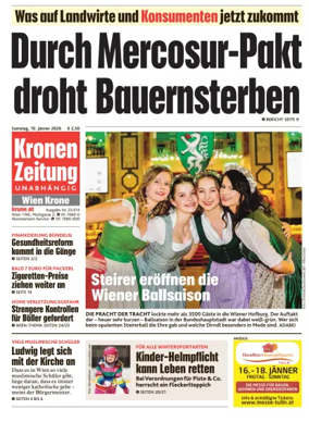 Cover of Kronen Zeitung