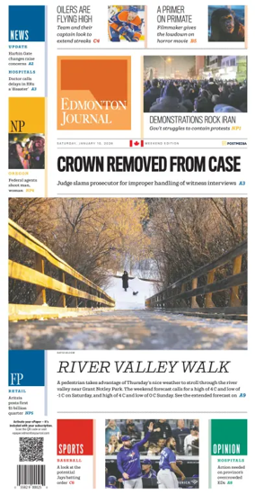 Cover of Edmonton Journal