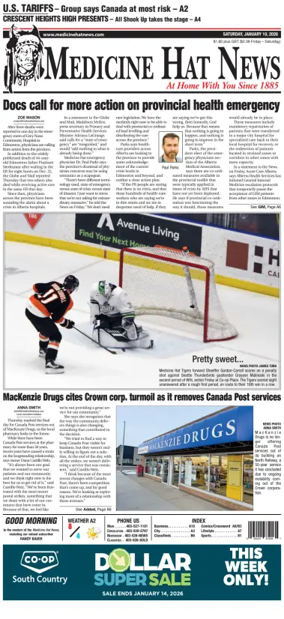 Cover of Medicine Hat News