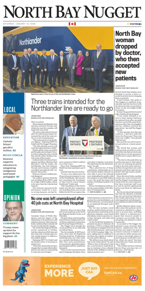 Cover of North Bay Nugget