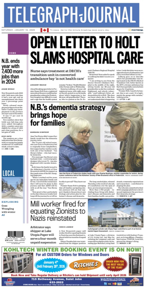 Cover of Telegraph-Journal