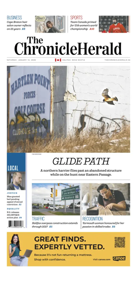 Cover of The Chronicle Herald (Metro)