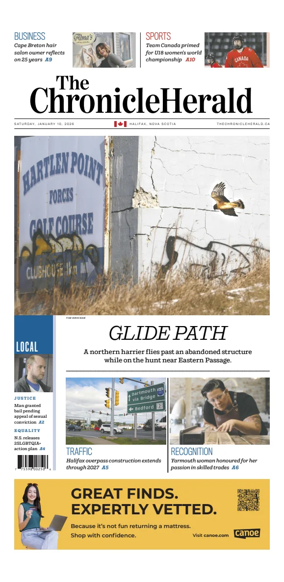 Cover of The Chronicle Herald (Provincial)