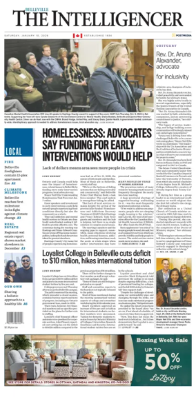 Cover of The Intelligencer (Belleville)