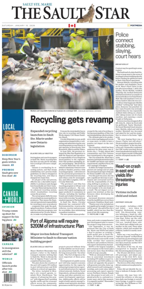 Cover of The Sault Star