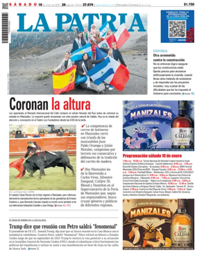 Cover of La Patria (Colombia)