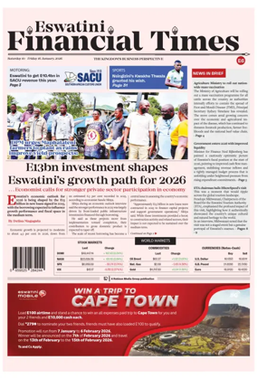 Cover of Eswatini Financial Times
