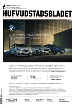 Cover of Hufvudstadsbladet