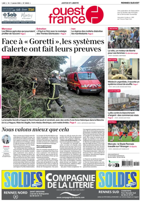 Cover of Ouest-France (Rennes Sud-Est)