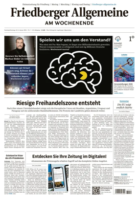 Cover of Friedberger Allgemeine