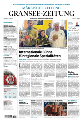 Cover of Gransee-Zeitung