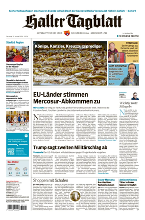 Cover of Haller Tagblatt