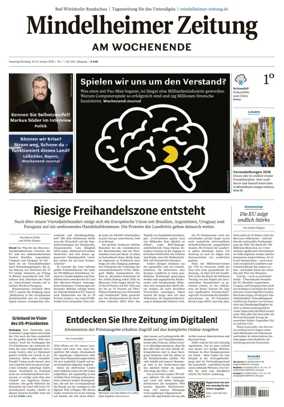 Cover of Mindelheimer Zeitung