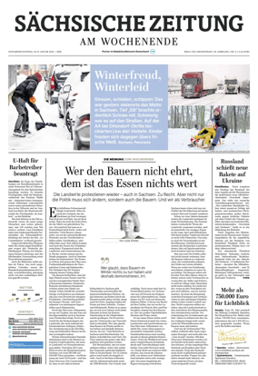 Cover of Sachsische Zeitung (Riesa & Grossenhain)