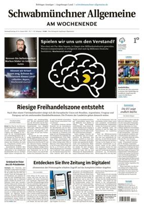 Cover of Schwabmunchner Allgemeine